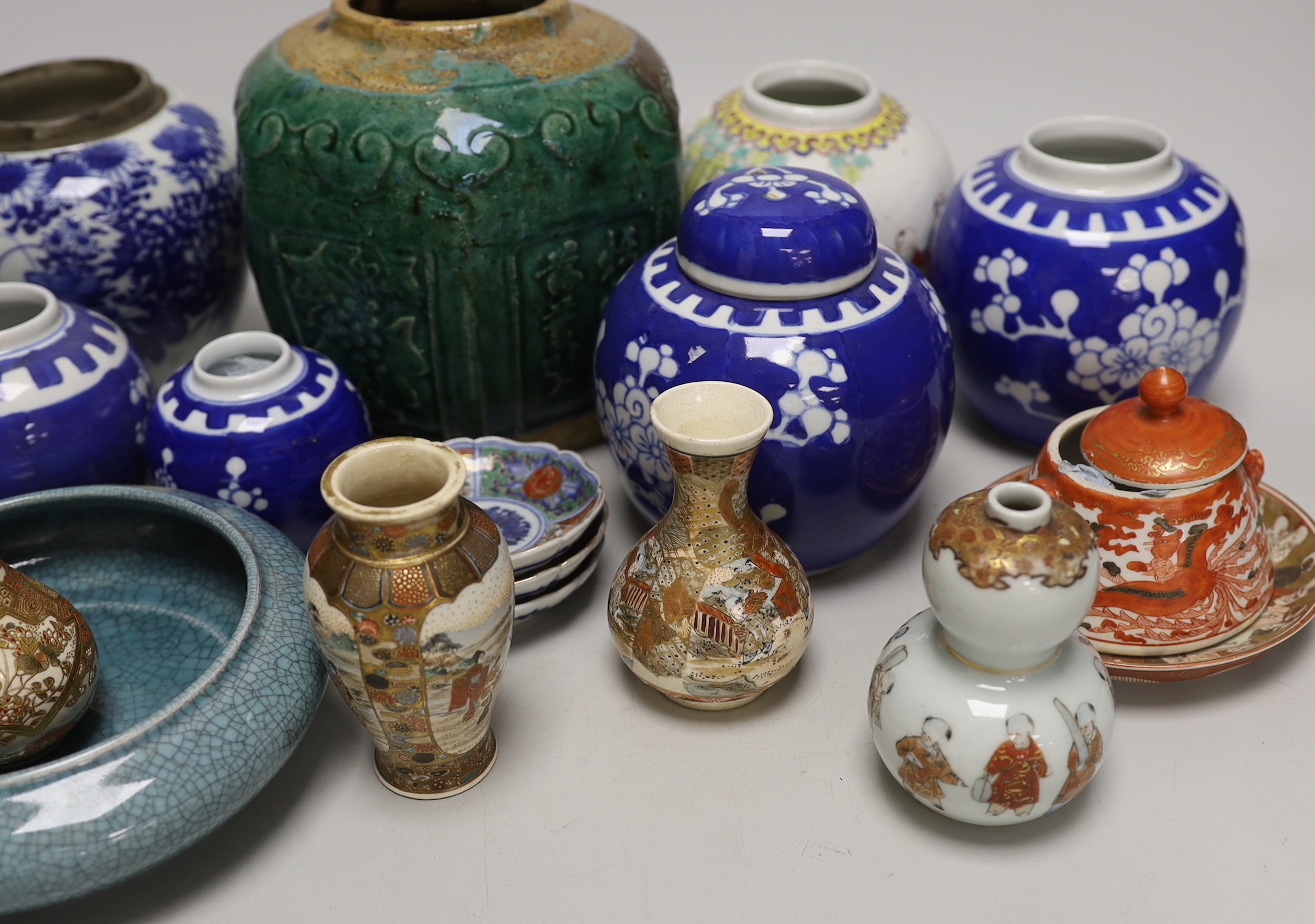 A group of Oriental ceramics